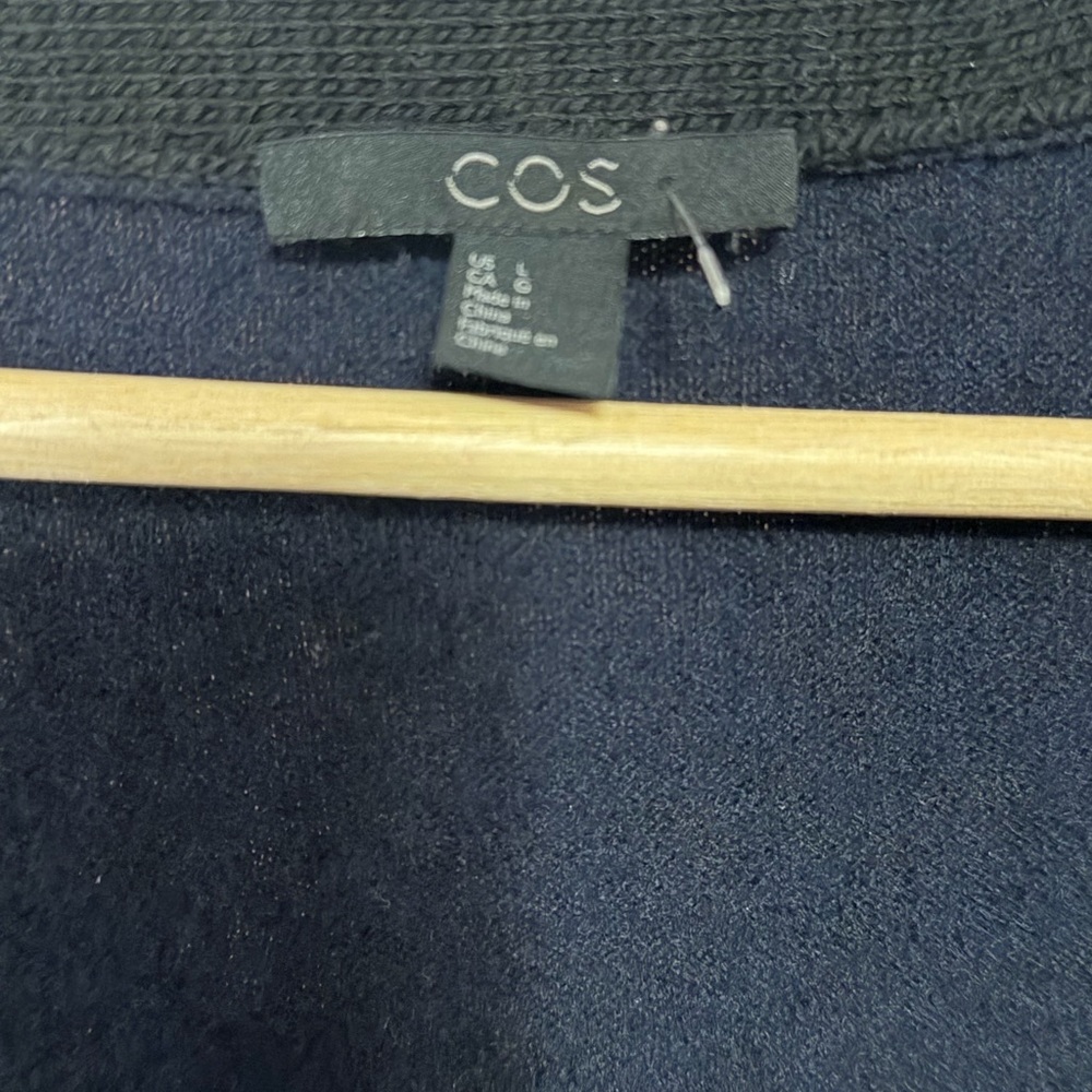 COS Navy and Pink Women's Cardigan - Casual - Wool - Size L - Picture 9 of 9